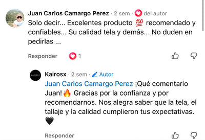 Reseña cliente